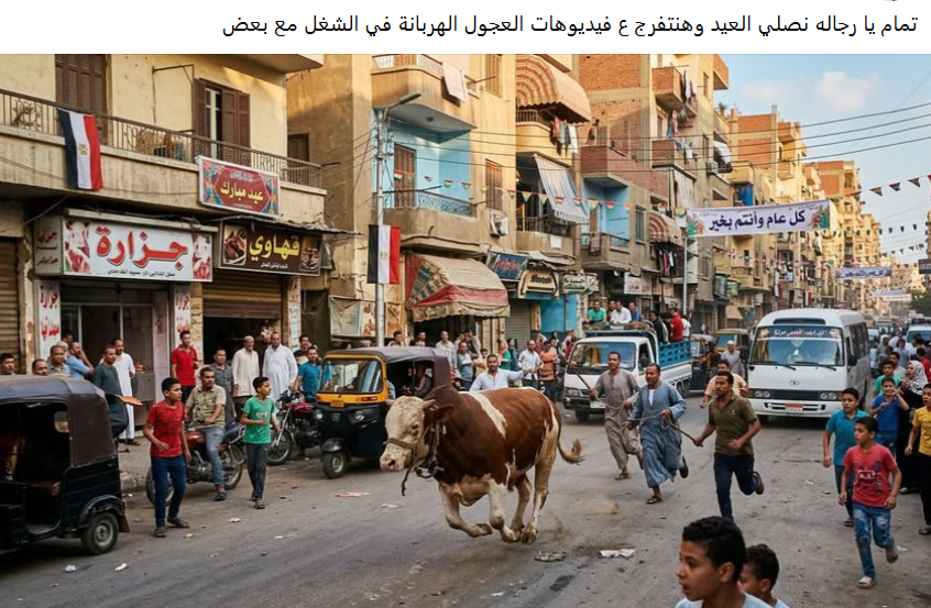 العجول الهاربة